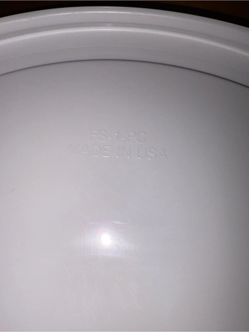 Corningware FS-1-PC Round Casserole Dish White Lid Replacement Set of 3
